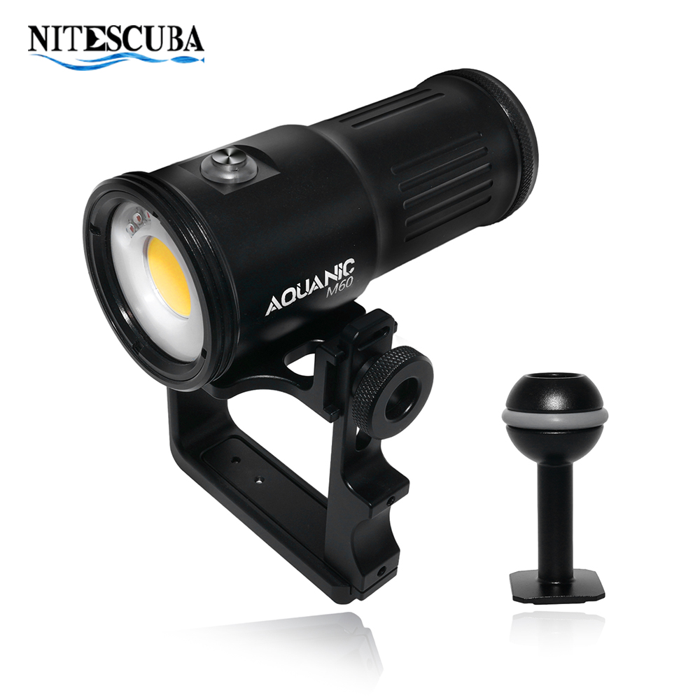 Underwater Flashlight - Lanterna profissional para fotografia subaquática Nitescuba