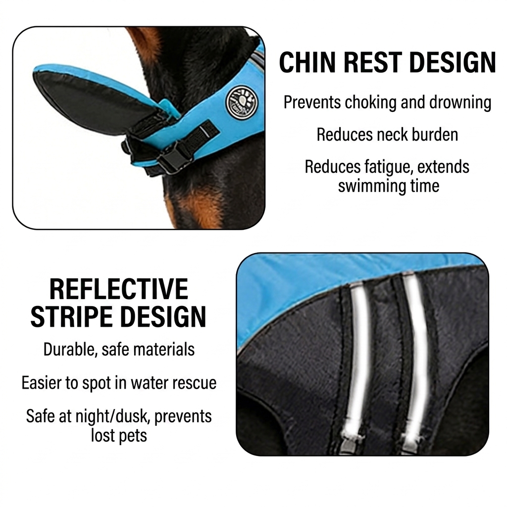 Colete Salva-Vidas para Cães d - Life Jacket Buoyancy avaliação e preço