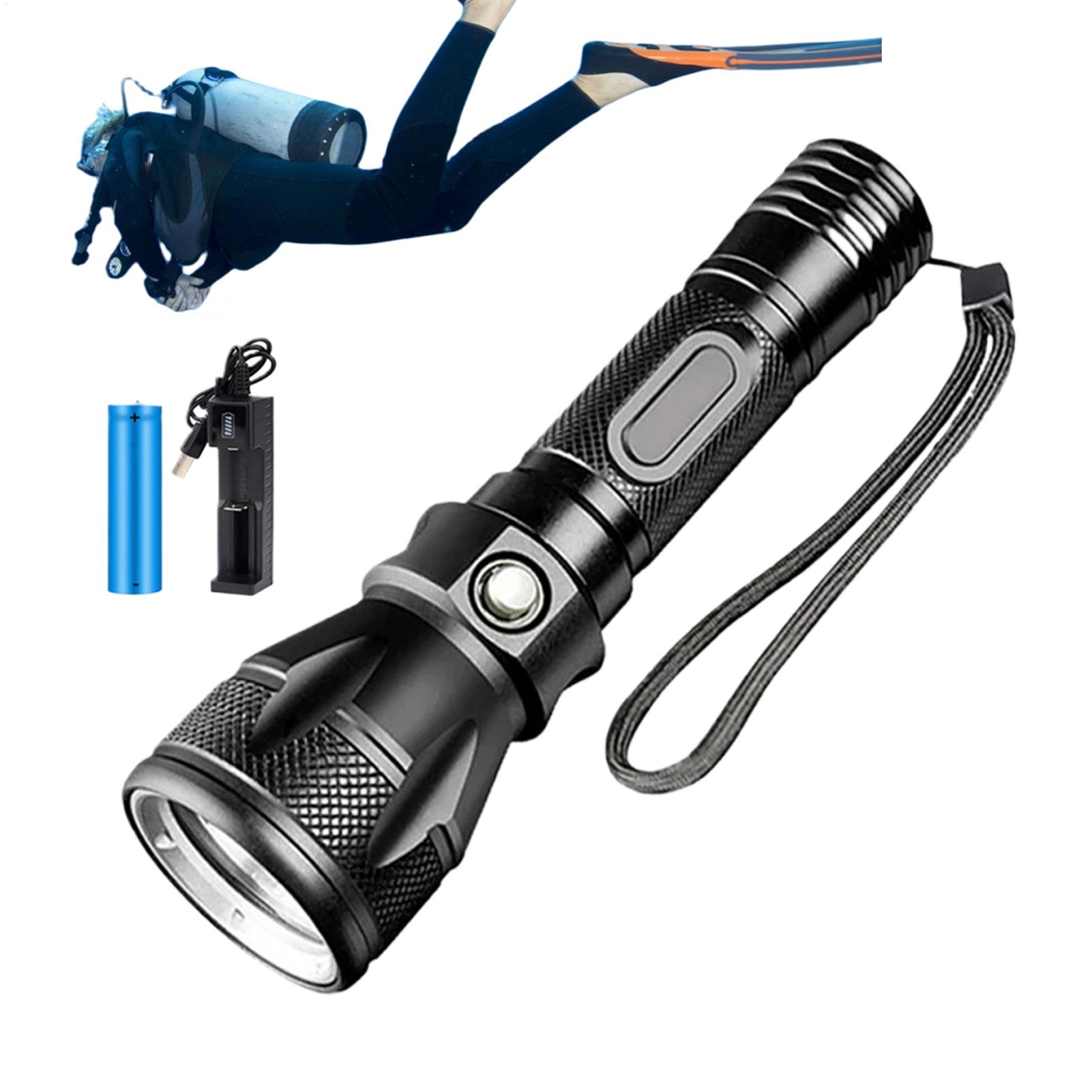 Lanterna de Mergulho LED Recar - Underwater Flashlight avaliação e preço