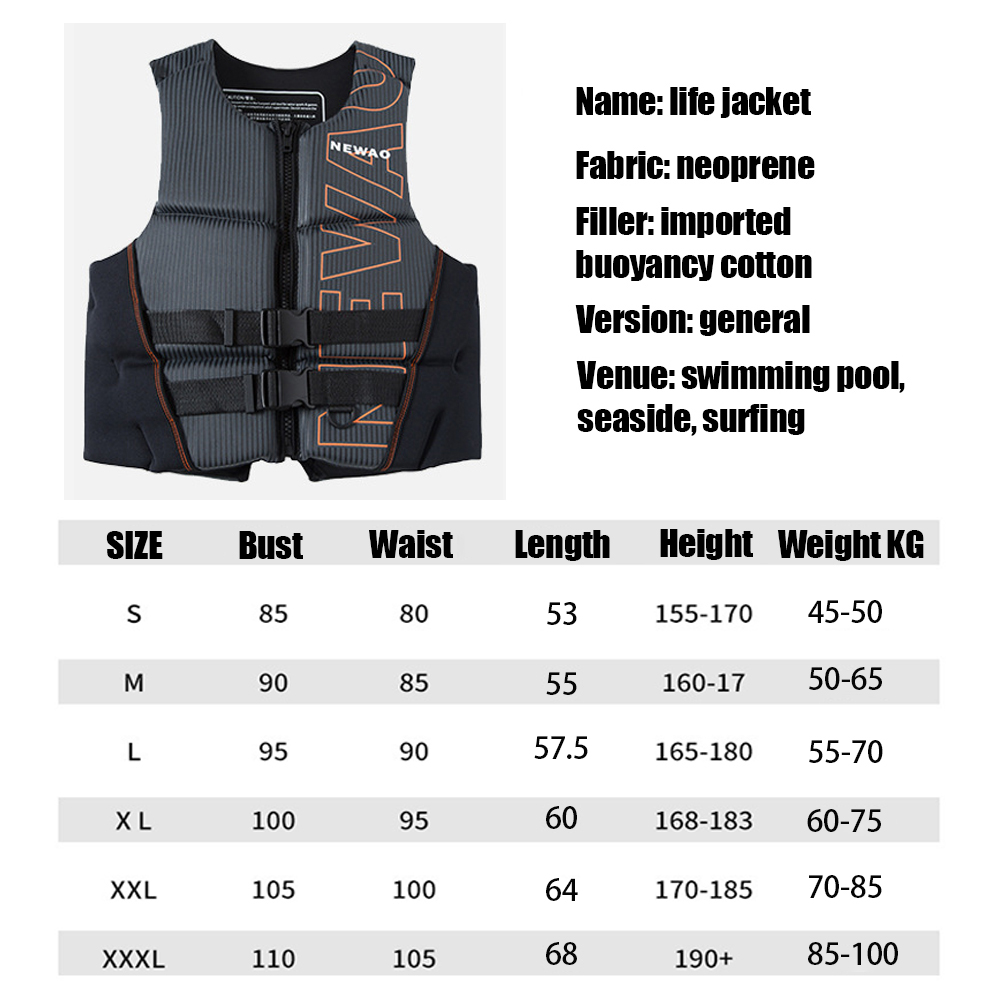 Colete salva-vidas de neoprene - Life Jacket Buoyancy avaliação e preço