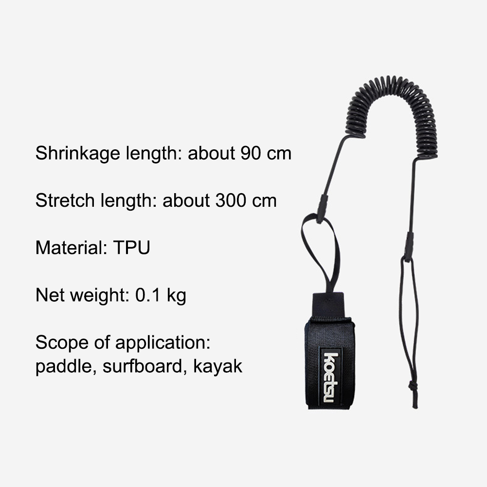 Corda de Segurança para Pranch - Surfboard Leash Ankle avaliação e preço